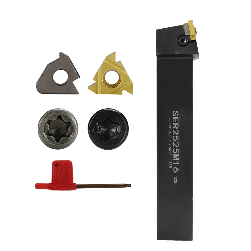 Externe Drehen Werkzeug Halter SER1010H11-SER2525M22 Hartmetall Einsätze Drehmaschine Schneiden Werkzeuge Set Für Drehmaschine Schneiden Werkzeuge – Detail 4