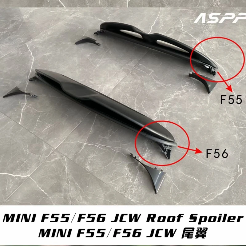 JCW style High Quality Auto Body Part For Mini F55 F56 Automobile Exterior Back Rear Wing Boot Lip Tail Gate Spoiler Empennage