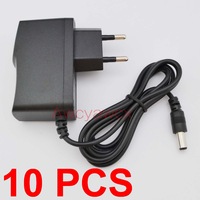 10pcs 10 packs AC Switching power adapter DC 3V 4.5V 5V 6V 7.5V 8V 9V 10V 12V 500mA 1A charger Supply EU Plug DC 5.5mm x 2.1mm