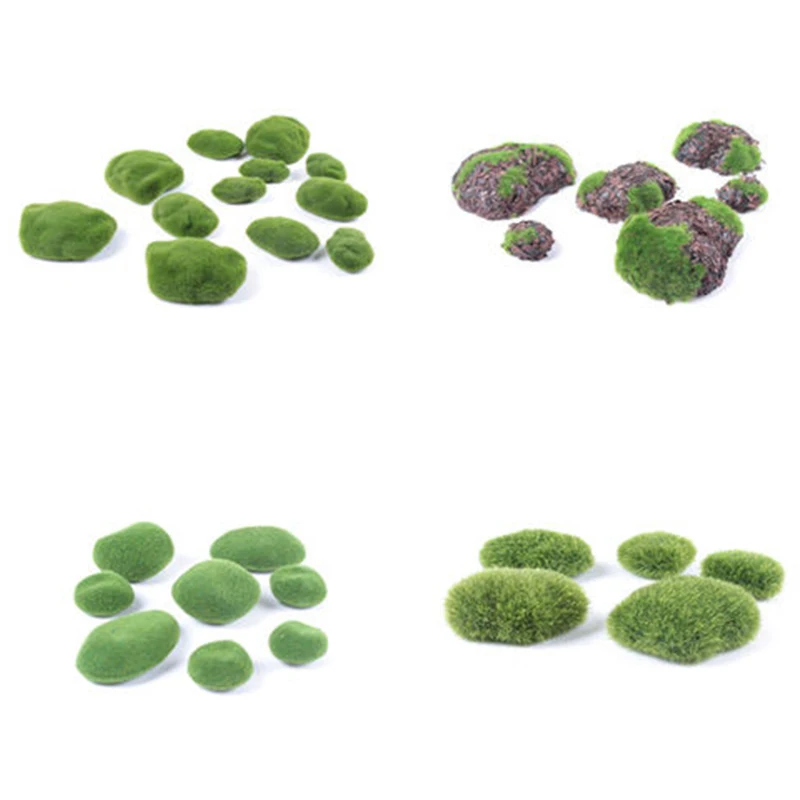 

Artificial Moss Stone Moss Ball, Green Moss, Simulation Moss, Home Courtyard Decoration, Miniature Landscape Grass Decoration