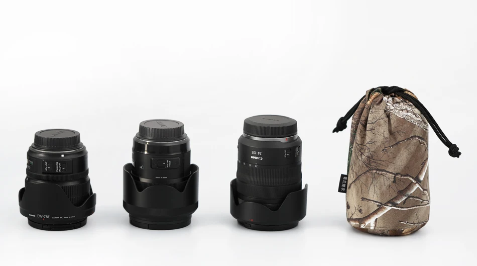 ROLANPRO lens bag storage bag liner bag For Canon Nikon Sony Sigma Tamron Olympus Fujifilm Lens