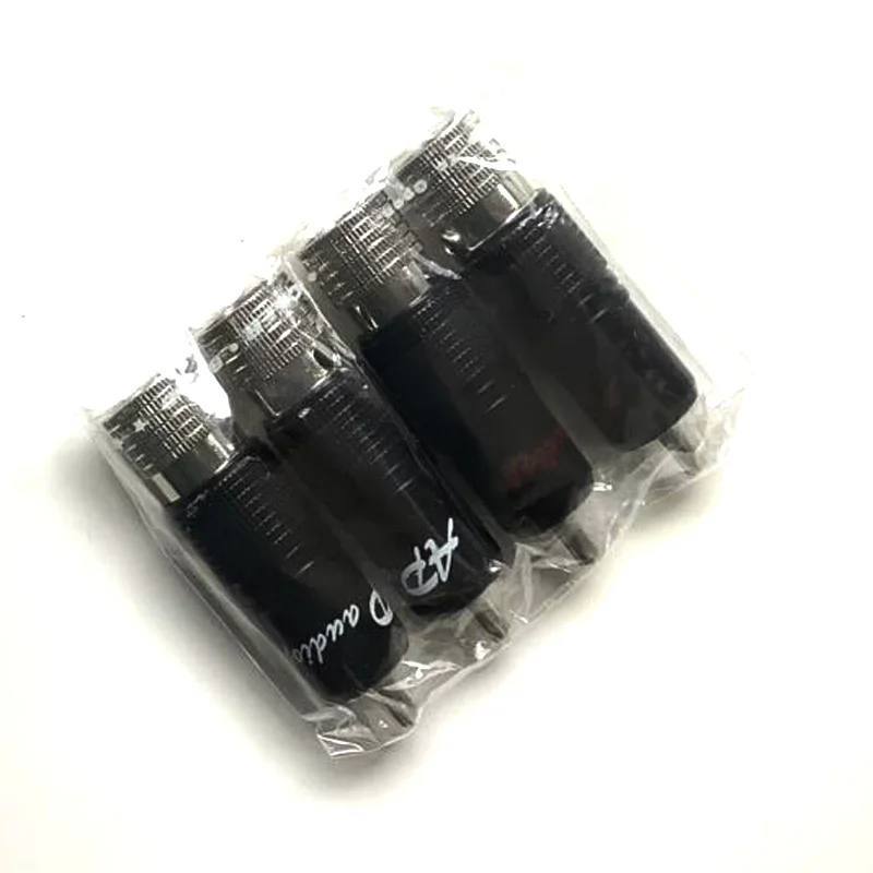4Pcs Hi-EndโรเดียมชุบRCA Terminal Audiophile RCA Connector No SolderสำหรับสายเคเบิลRCA Interconnect