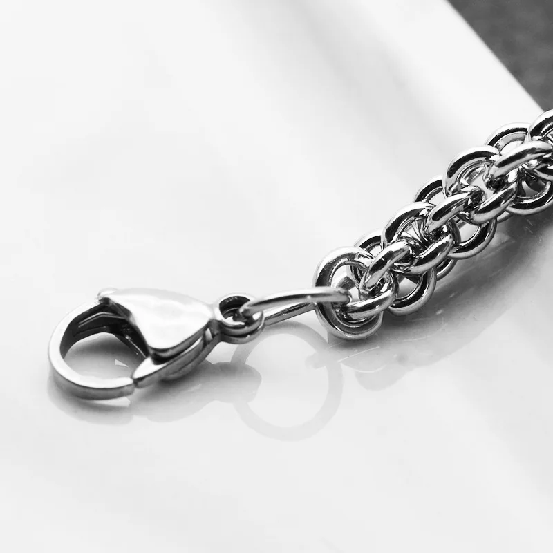 Fashion Titanium Steel Petal Chain Popular Necklace Men And Women Stainless Steel 60cm Chain Jewelry Hot Sale