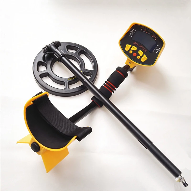 MD-3010II Underground Metal Detector Portable Gold Excavator Finder Archaeological Treasure Finder Waterproof LCD Display