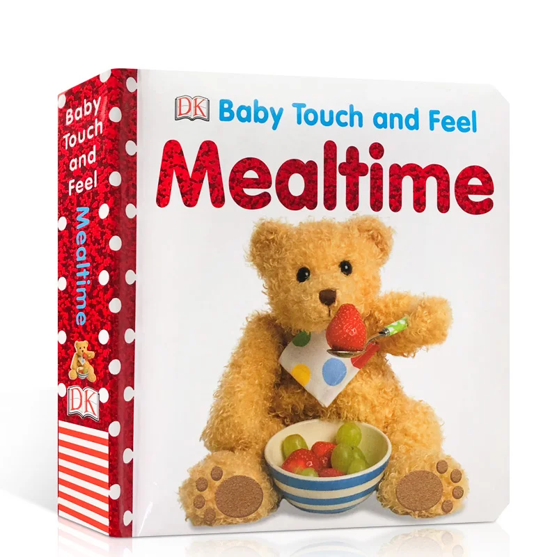 Baby Touch and Feel:Mealtime Original English Picture Book Children's story  Book