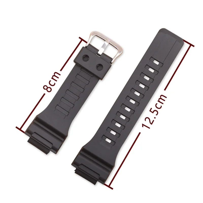 18mm Watch Strap for Casio G-shock AQ-S800/AQ-S810W SGW-300H SGW-400H HDC-700 MRW-200H AE-1000W AE-1200 Silicone Watchband