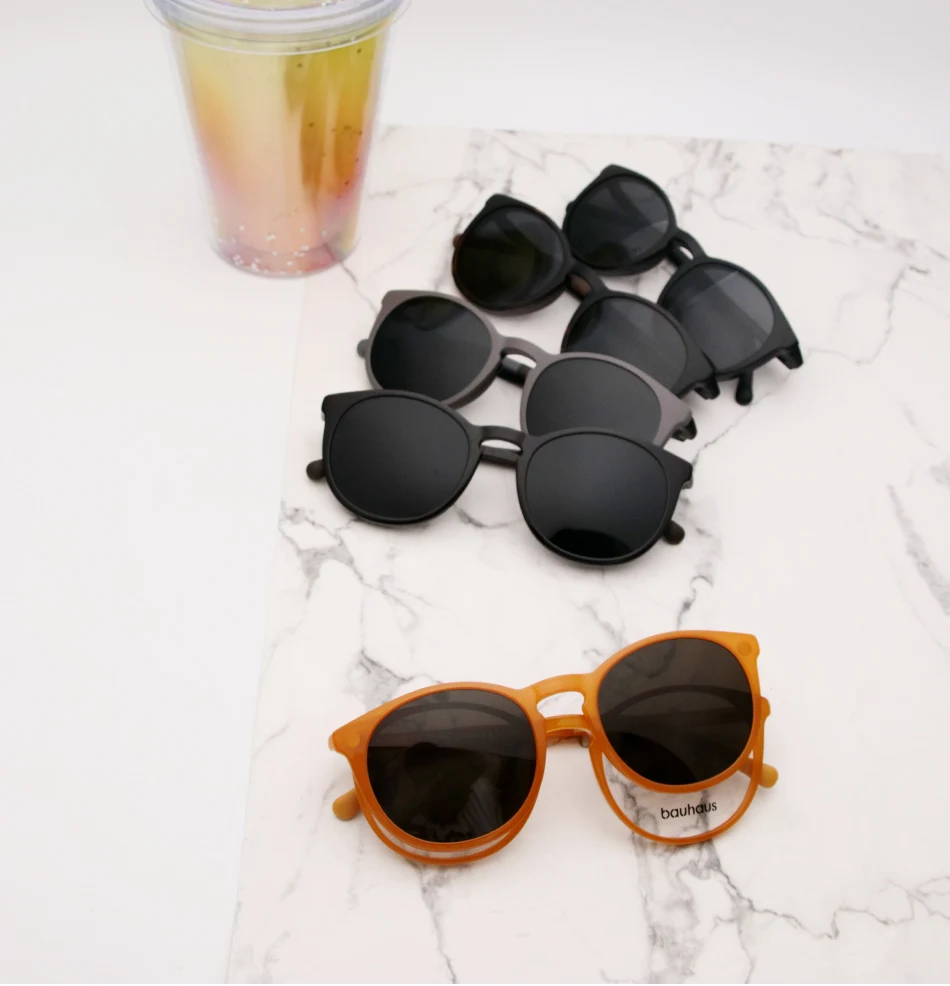RS010 Benutzerdefinierte Männer Frauen Polarisierte Optische Magnetische Sonnenbrille Clip Magnet Clip auf Sonnenbrille Polaroid Clip auf Sonnenbrille – Detail 1