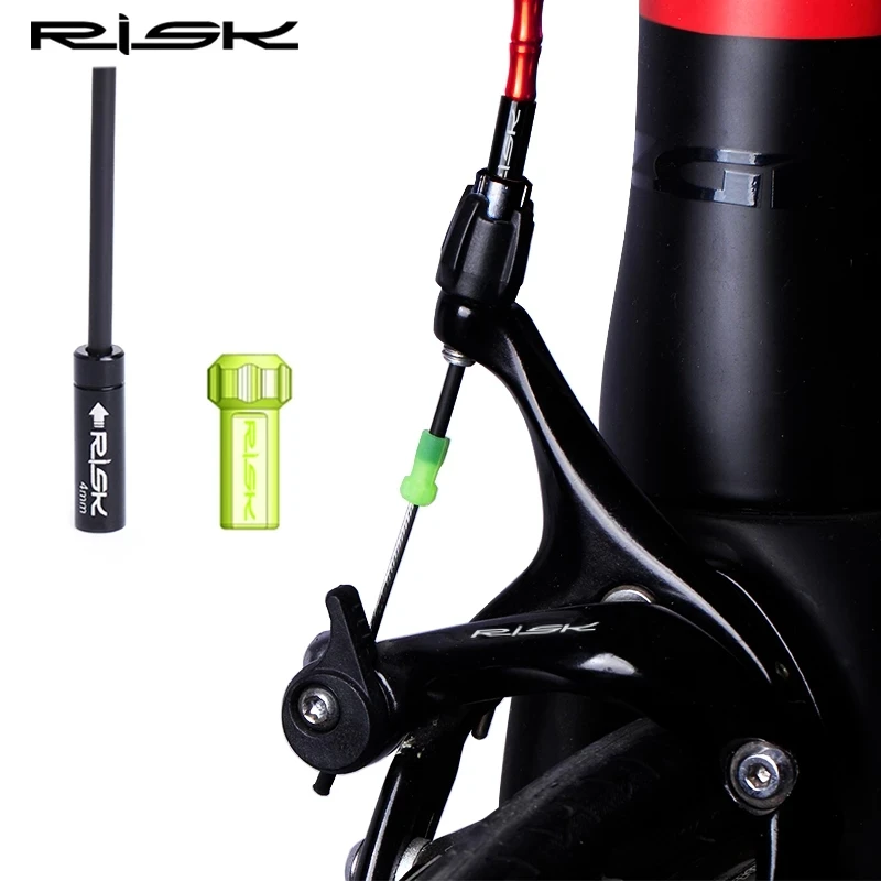 RISK Bike 4mm 5mm Brake Derailleur Shift Cable Oiling Nosed End Cap Oil Slick Lube Liner Catheter Dustproof Plug Dust Cover