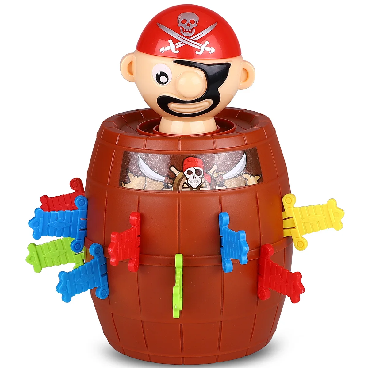 

Pirate Bucket Sword Game 3D Puzzle Party Games Funny Toy Children Pirates Game Decompression Tricky Barrel Plug