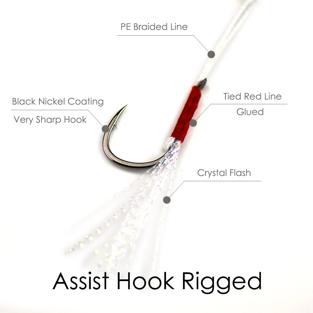Countbass Sniper 3PCS 15g 25g 35g 45g 65g Metal Cast Pesca Jigging Lures UV Color available Fishing Jigs with Assist Hook