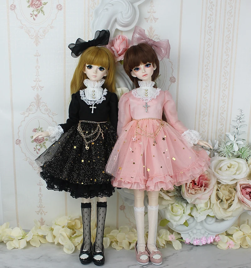 1/6 1/4 1/3 scale BJD clothes Lolita Palace vintage Western-style dress for BJD/SD YOSD MSD SD13 doll accessories C0393