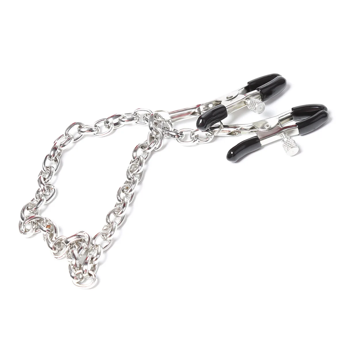 Metal Nipple Clamp with Metal Chain for Women Fetish to Breast Labia Clip Stimulation Massager Bdsm Bondage Sex Products