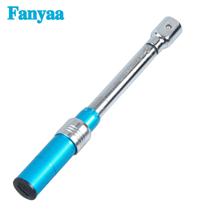 

Fanyaa Replaceable Head Torque Wrench Handle Scale Measuring 5-110Nm Square Drive 9*12mm Car Repair Maintanence Spanner Rod