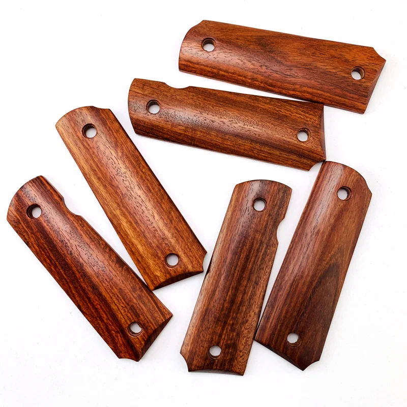 Empuñadura madera sándalo rojo para pistola 1911 – Grip artesanal CNC - imagen 4