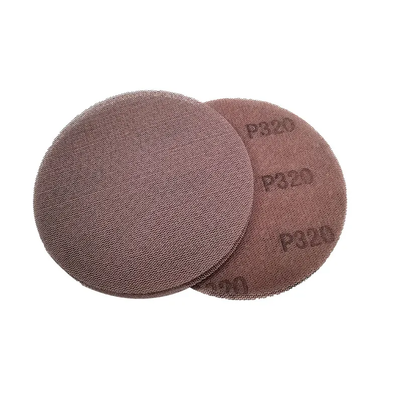 10pcs 5/6 inch Mesh Sanding Discs Hook & Loop Abrasive Dust Free Disc Anti-Blocking Sharp Grinding Sandpaper for Car Wood