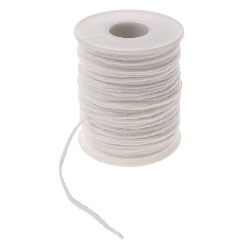 Candle wick, flat wick, round wick, lamp wick, coil - 61 M, for the production of candles