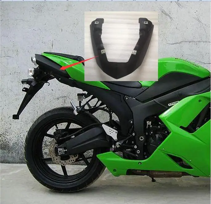 Motorcycle For Kawasaki 636 zx-6r 07-08  2007 2008 636 tail rear tail plate exhaust hood exhaust cover exhaust heat shield