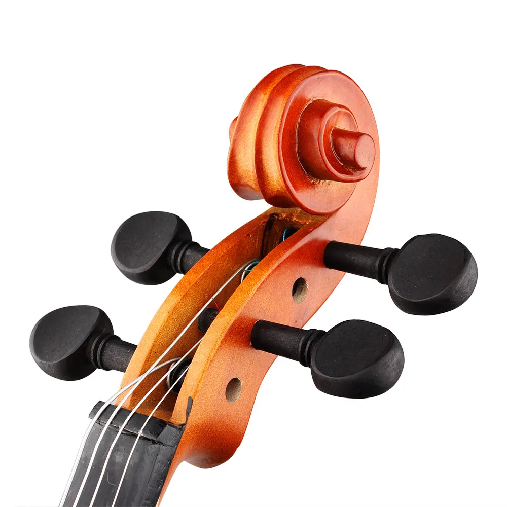 16 Inch Acoustic Viola Spruce Solid Wood Panel Natural Color Viola Professional Stringed Musical Instrument With Viola Case Bow