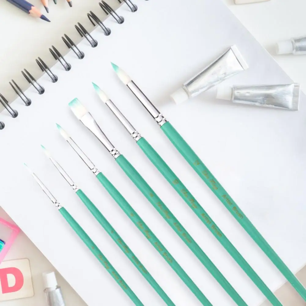 Drawing Brush Set Nylon Paint Brush Set Remarkable Details Reusable  Useful Artists Beginners Drawing Brush