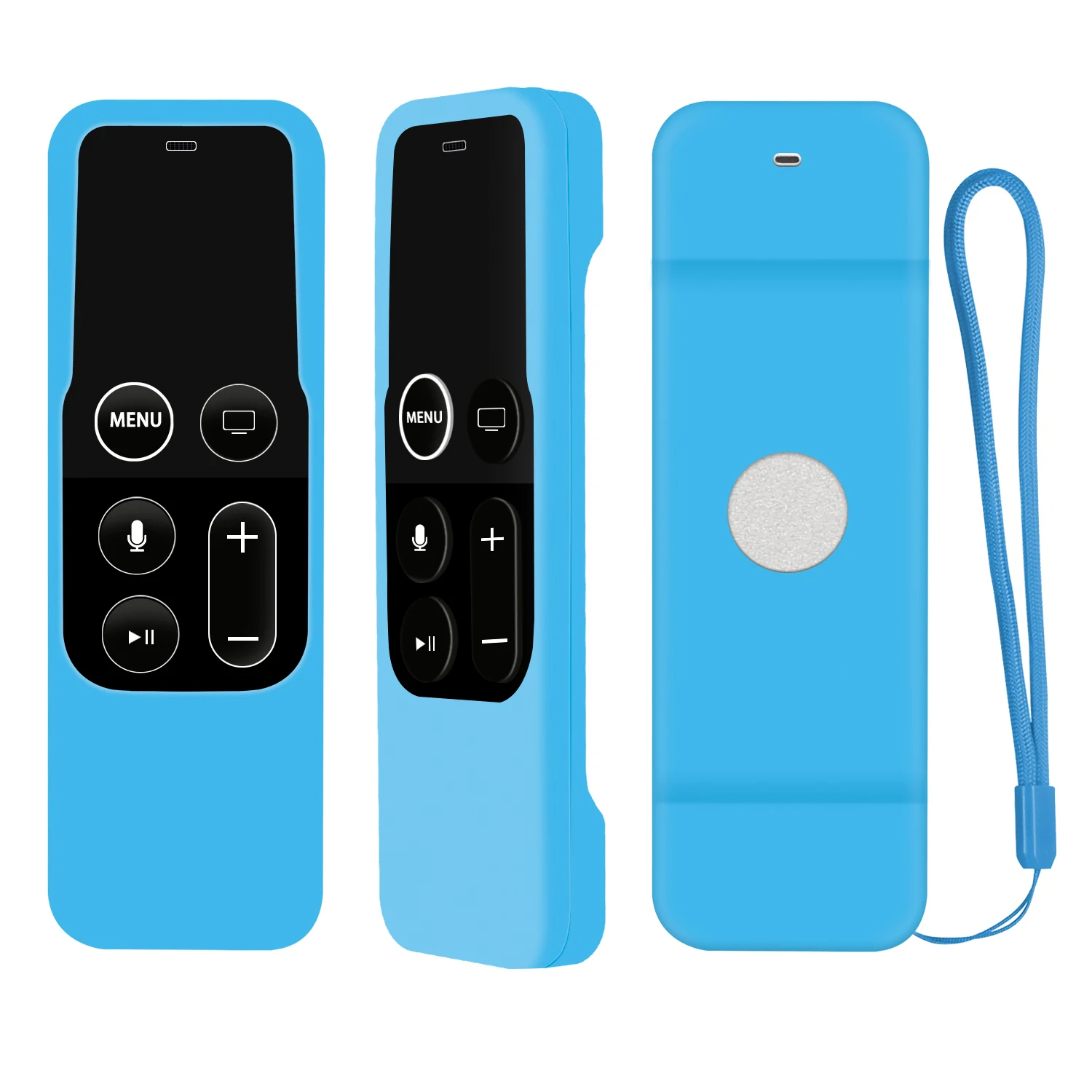 Colorful Silicone Anti-Drop Protective Case for Apple TV4 4th 4K Gen Siri Remote Control Waterproof Anti Slip Dust Cover