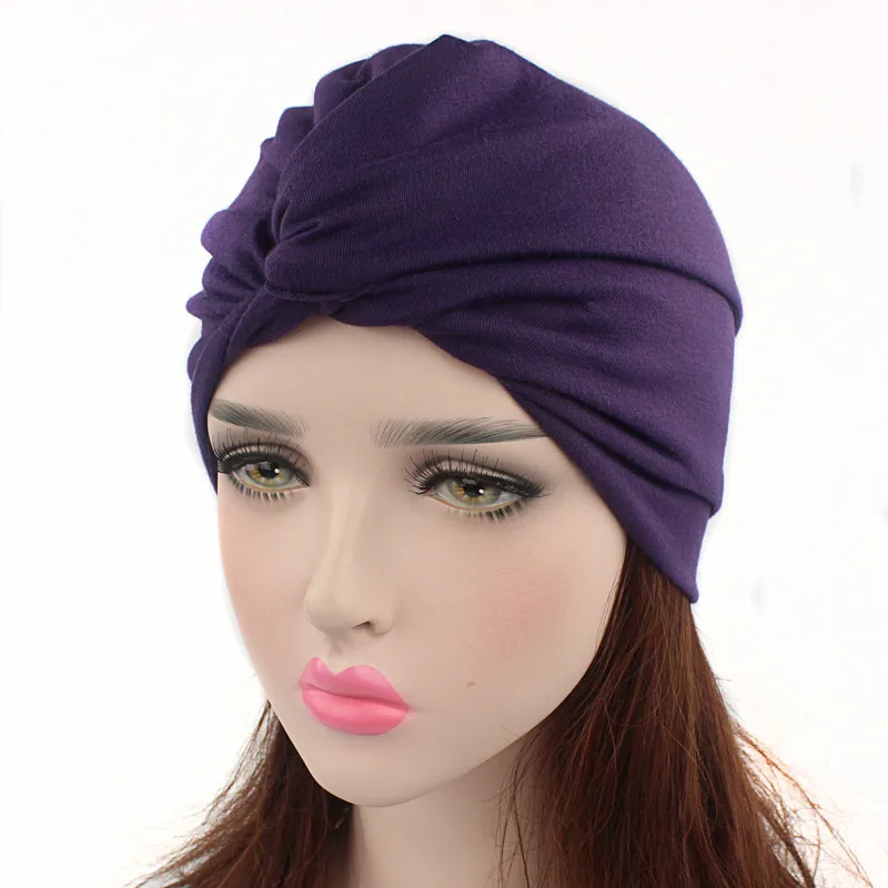 2022 Women Cross Twist Hijab Caps Muslim Cotton Underscarf Islamic Headscarf Bonnet Headband Turban Musulman Femme Headwrap Cap