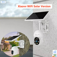 Xiaovv WiFi 4G Solar Version Camera Ip65 Dustproof Waterproof 10000 mAh Large Capacity Batterie Powered by Solar Energy On Sunny