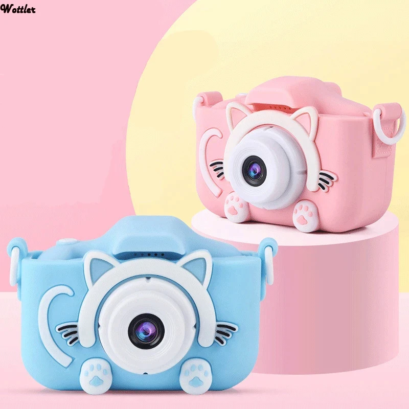 

Mini Camera Kids Digital Camera Cartoon Toy HD Camera for Kids Educational Children's Camera Toys for Boy Girl Best Present