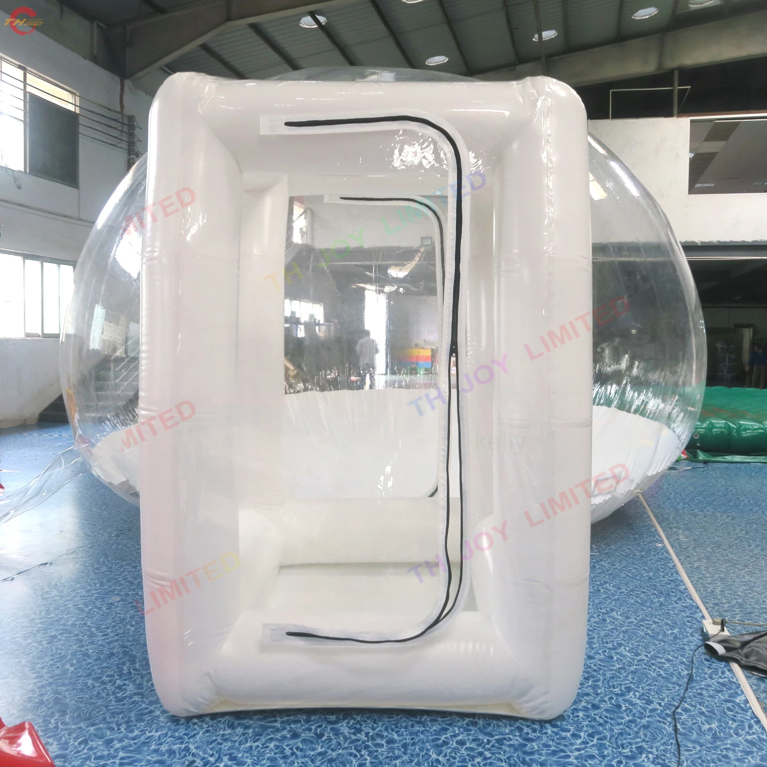 Free Door Shipping 5m Long Transparent Inflatable Bubble Tent Tunnel Tent Clear Exhibition Show Room Camping Dome