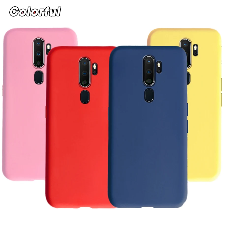 Phone Case For OPPO A9 2020 Cover OPPO A 9 2020 Case Soft Liquid Silicone Protective Back Fundas for OppoA5 OPPOA9 2020 A11x Bag