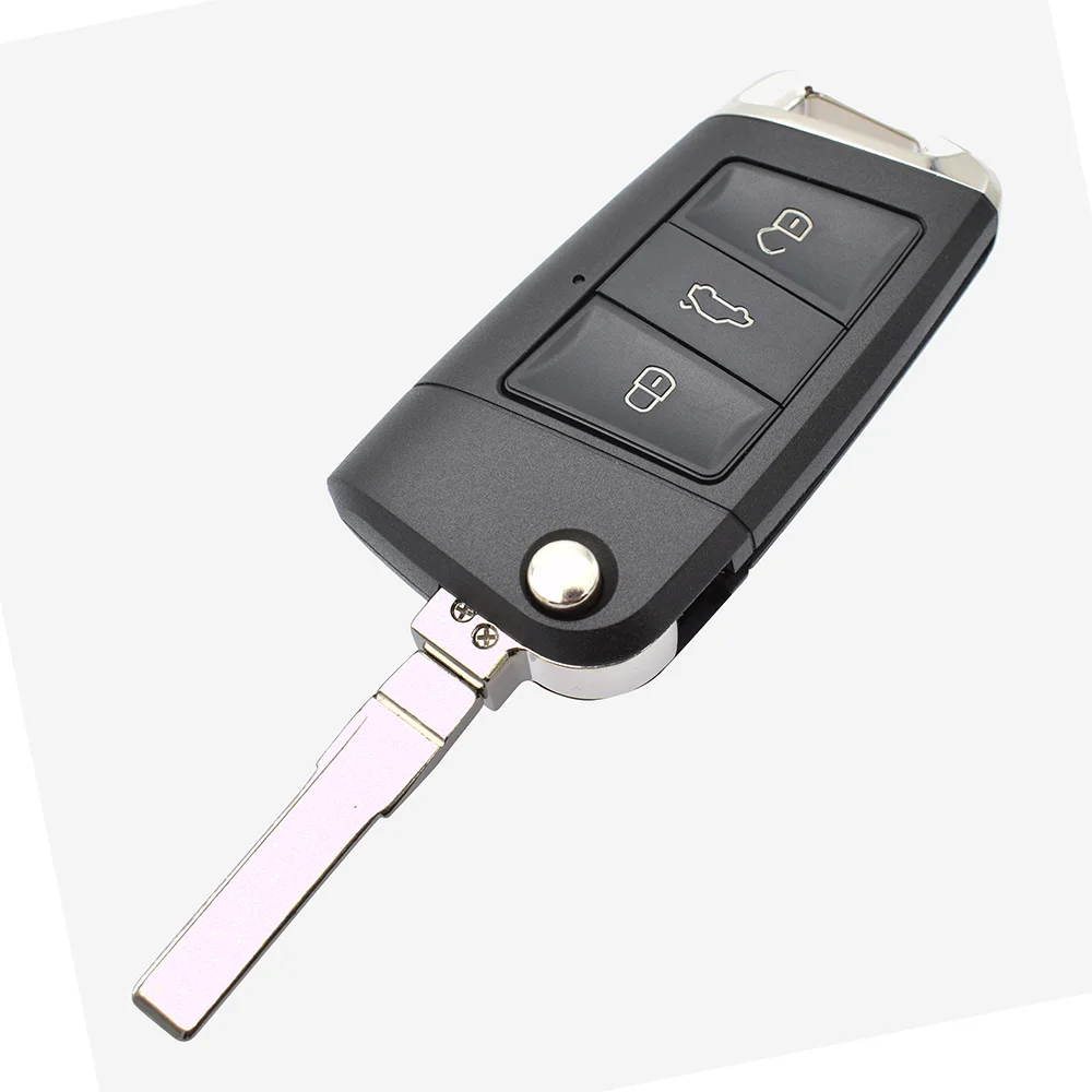 3 Button Car Remote Key Shell Case For Skoda Fabia Octavia Superb For Seat Leon Toledo Altea Ibiza