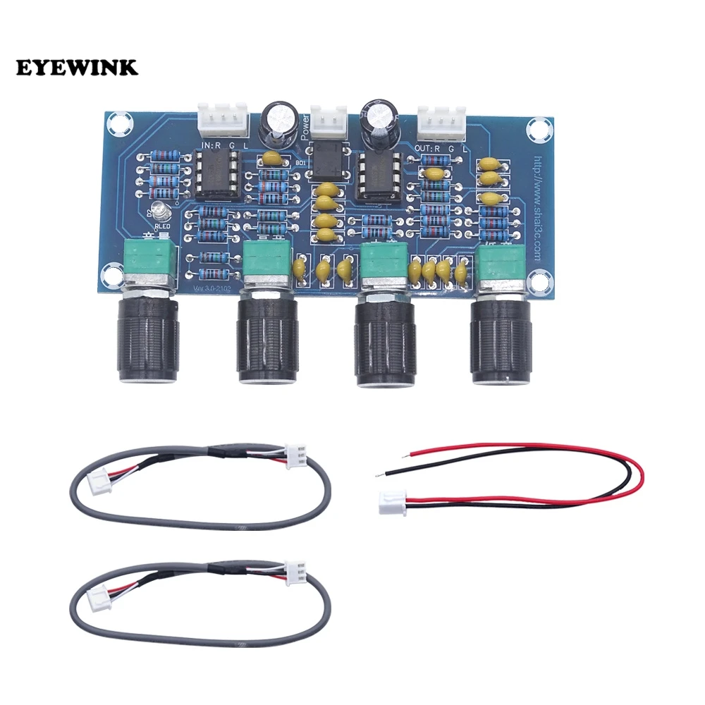 XH-A901 NE5532 Tone Board preamp Pre-amp With treble bass volume adjustment pre-amplifier Tone Controller For amplifier Board