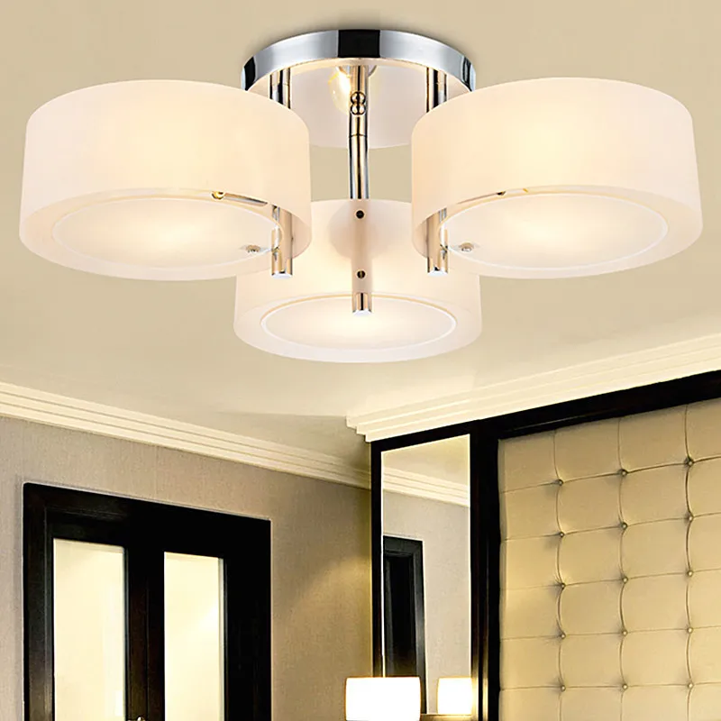 

Modern Circle Acrylic Glass Ceiling Lamp Home Decor Lamp for Living Room Kitchen Lustrous Room Lights Fixtures Led Ceiling Light