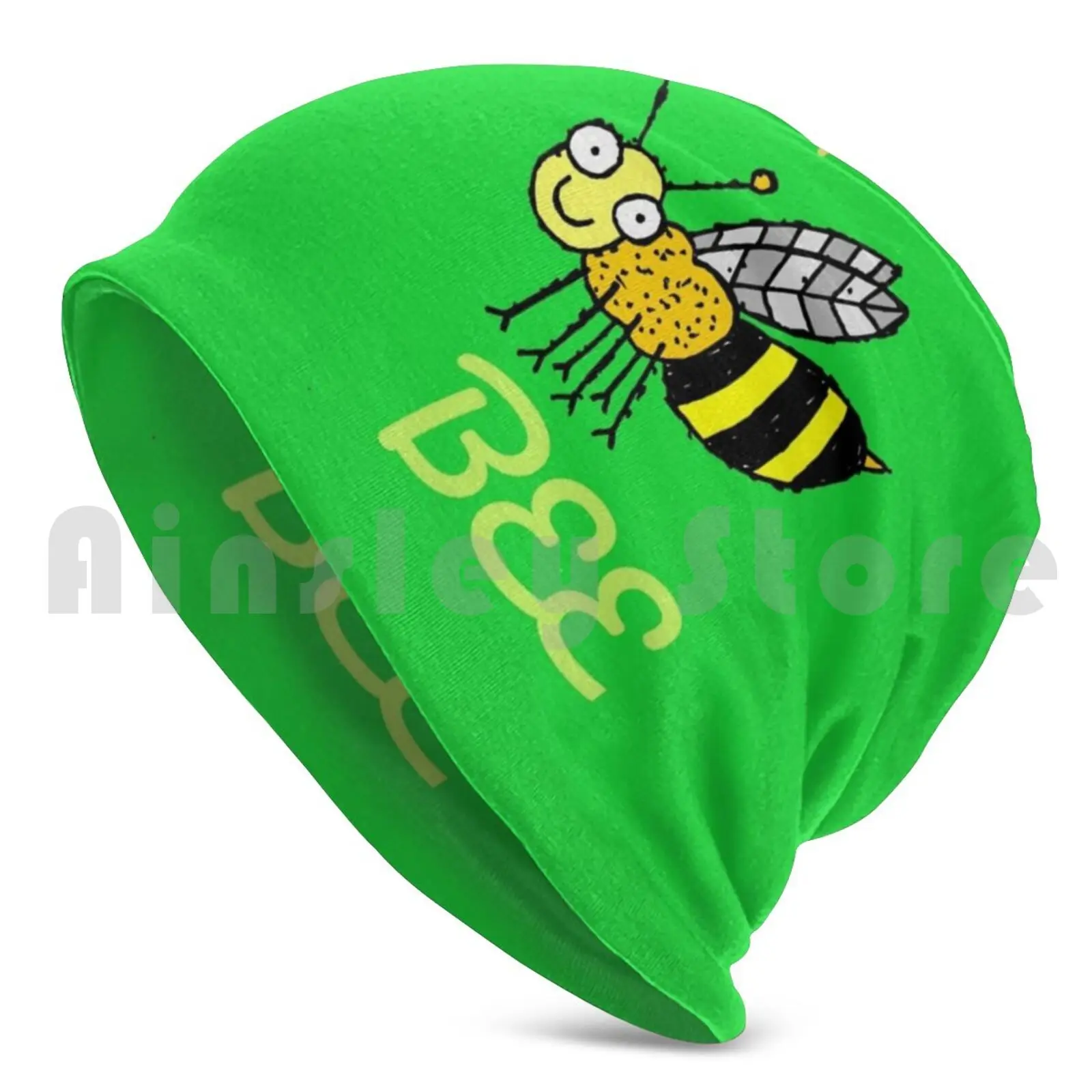 Just Bee Beanie Beanies Pullover Cap Comfortable Bee Beanie Just Be You Bee You Bee Design Funny Sweet Love The Bee