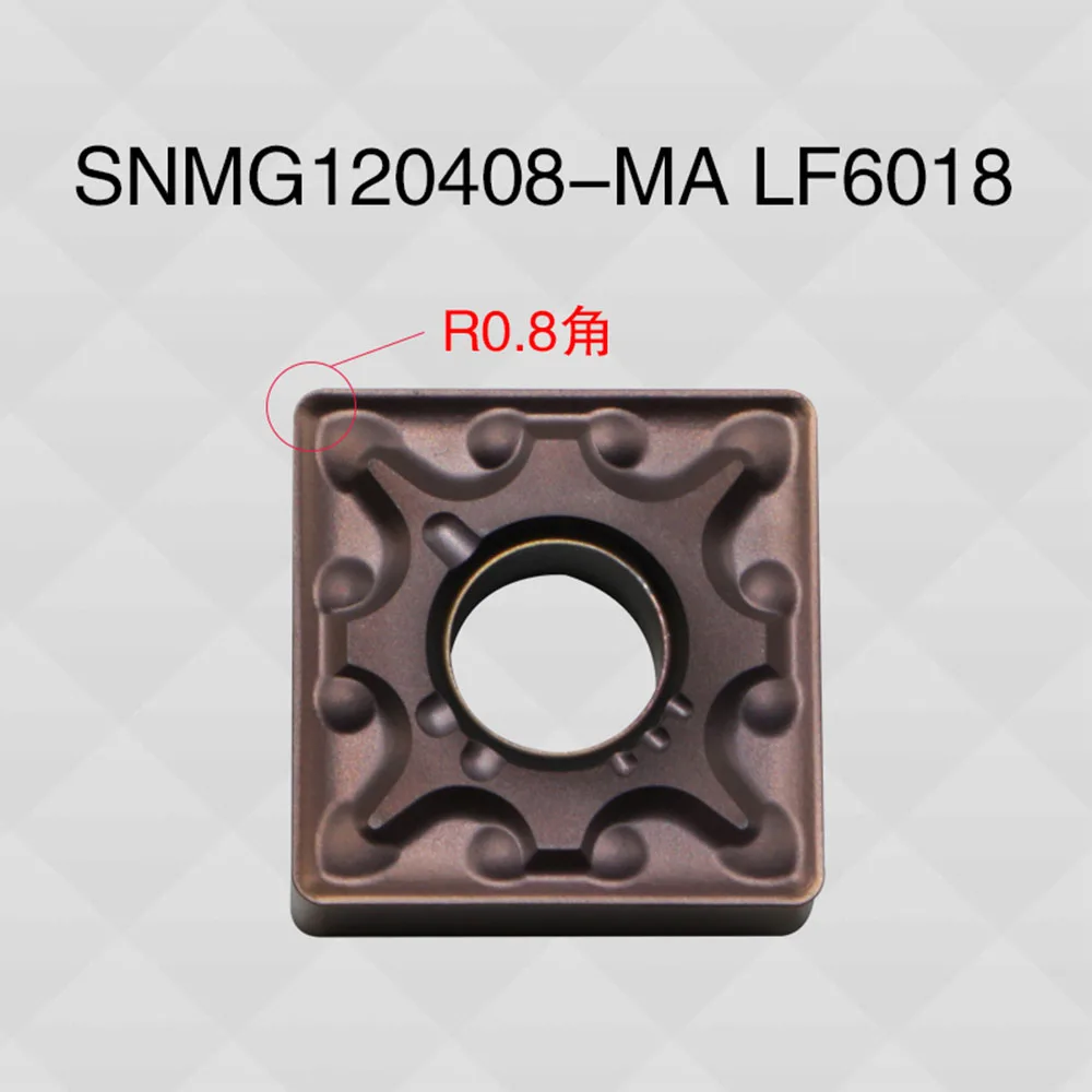 DESKAR 100% originale SNMG120404 SNMG120408 MA MS LF6018 inserto in metallo duro utensile per tornitura per inserti di tornitura su tornio in acciaio inossidabile