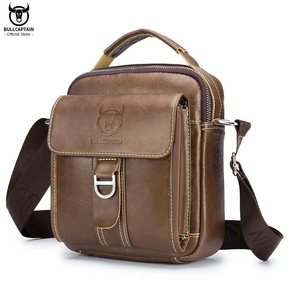 Bullcaptain hombres hombro bolso clásico de los hombres de la marca los hombres ocasionales del estilo vendimia Bolsas promoción crossbody bolso
