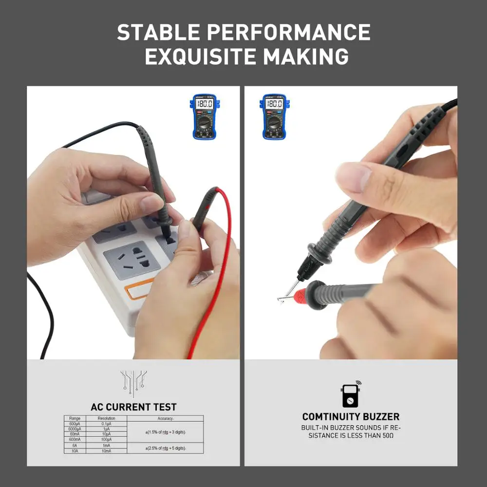 HoldPeak HP-39L Backlight LCD Digital LCR Meter Resistance Capacitance Inductance Tester Transistor hFE Tester