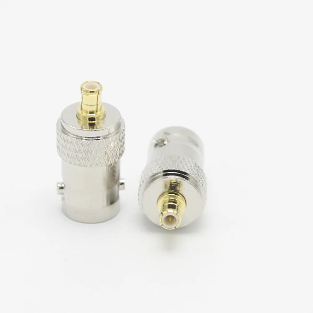 BNC Female To MCX Male RF Coaxial Connector Adapter For DS0201 DSO QUAD DS203 VC101 BNC To MCX Oscilloscope Conversion Connector