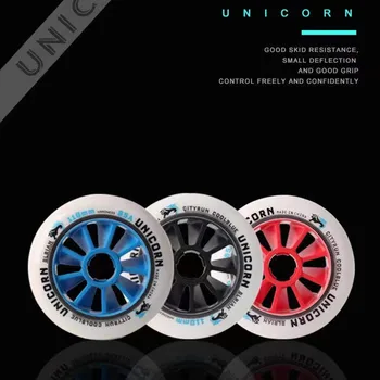 Ruote per pattini a rotelle UNICORN 85A Street Road Marathon per 90mm 100mm 110mm Speed Racing pattinaggio Ruedas pneumatico per PS CITYRUN 6/8