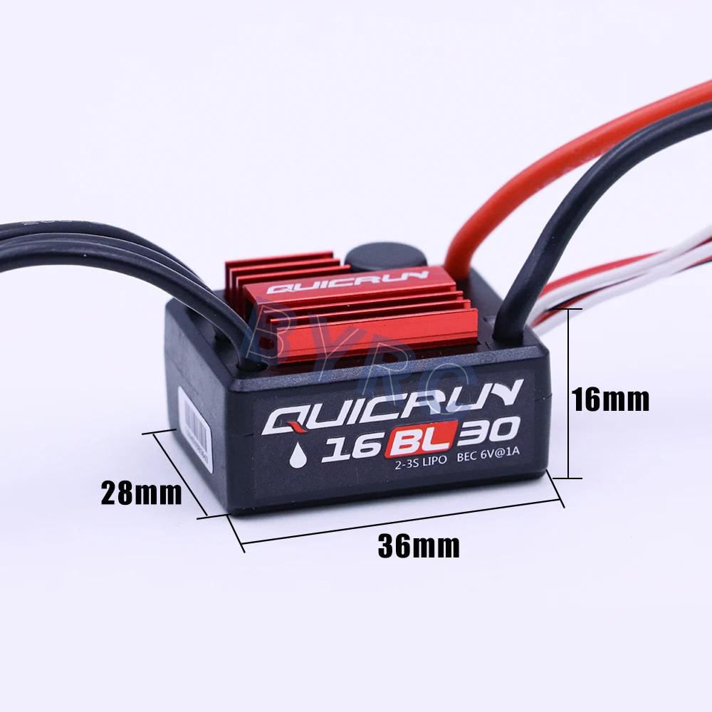 1pcs Original Hobbywing QuicRun 16BL30 30A Brushless ESC For 1/16 On-road / Off-road / Buggy /Monster RC Car