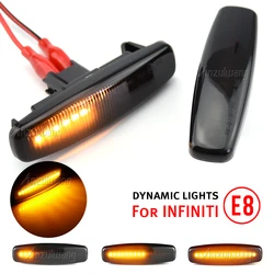 Dynamic LED Side Mirror Signal Light For Infiniti EX25 EX35 EX37 FX35 FX37 FX50 G25 G35 G37 Q40 Q60 Q70 QX50 QX70 M25 M37 JX35