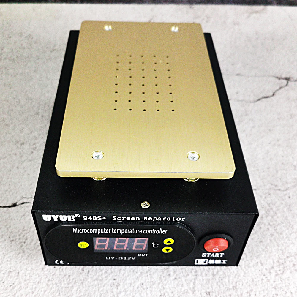 Uyue 948S + Lcd Voorverwarmen Station Digitale Thermostaat Platform Screen Separator Machine Pomp Vfor Mobiele Telefoon Voorverwarmer