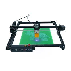 ORTUR Laser Master 2 Pro Laser Engraver CNC Fixed Focus Laser Engraving Cutting Machine 20W, DIY Laser Marking for Metal Plywood