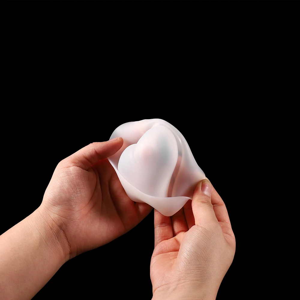 3D Heart Shape Silicone Mold for DIY Jewelry Making
