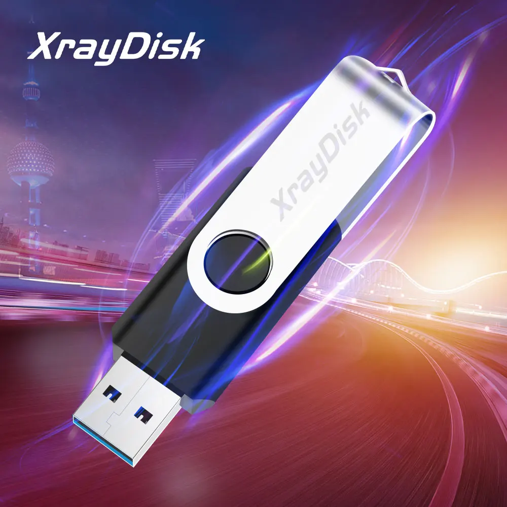 XrayDisk-デスクトップおよびラップトップ用の外部ストレージメモリ,USB 3.0,32GB,64GB,128GB,256GB,1USB3.0キー