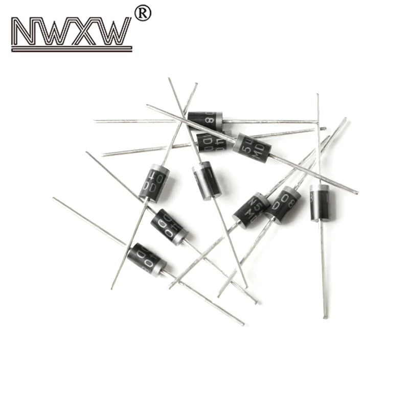 50pcs Rectifier Diode UF4007 1N5401/4/8 1N5819 1N5399 1N4937 1N4001/2/4/7 HER107 FR207 FR157 FR107 RL207 1N5817 DO-41