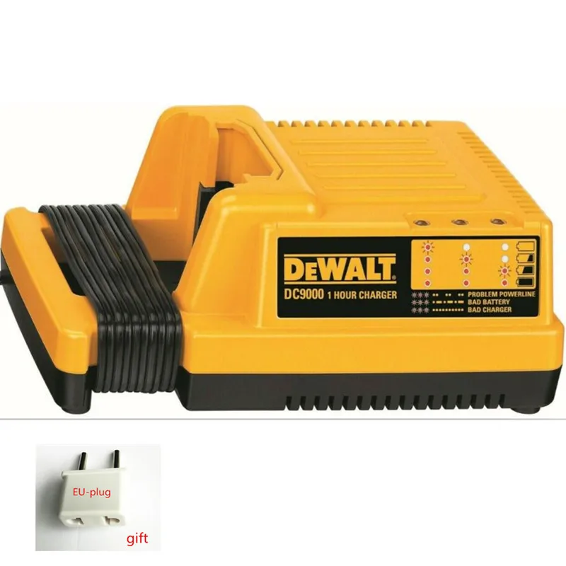 Carregador de Bateria Dewalt Heavy Duty Carregador de Bateria Usado de 220240v Dc9000 de 36 Volts 28v 36 v e Hora