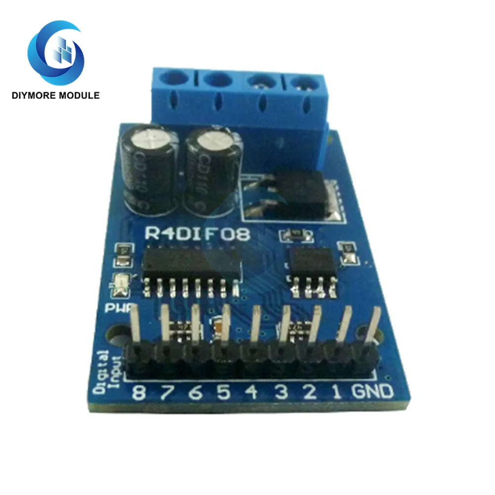 8 Digital Switch RS485 Acquisition Board TTL LvTTL CMOS IO for PLC Expand Relay Industrial automation