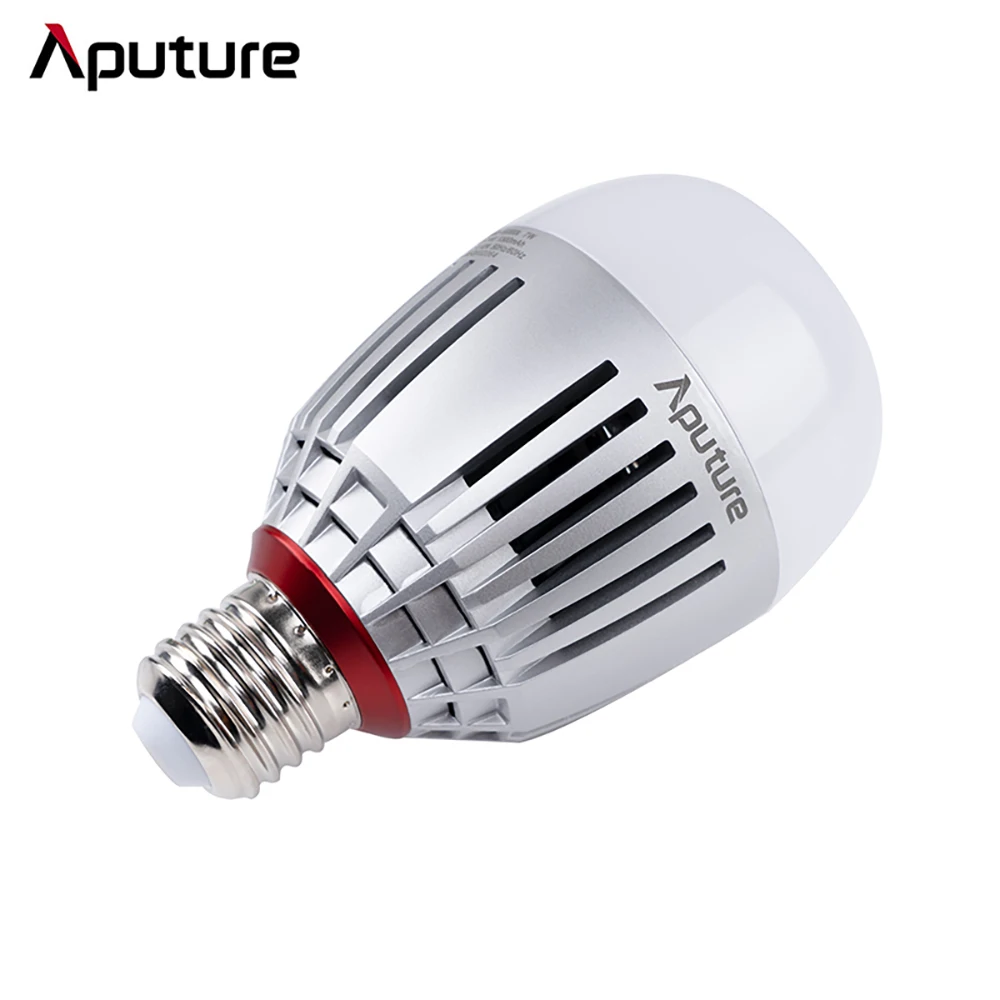 Aputure Accent B7C 7W RGBWW светодиодный умная фотолампа 2000k-10000K, регулируемая 0-100%, плавное затемнение, управление через приложение, освещение для фотосъемки