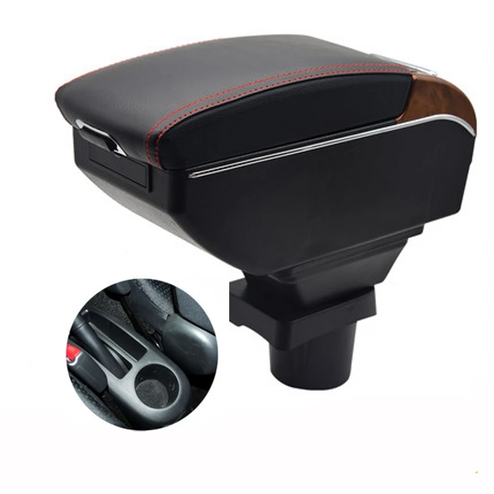 

For Toyota Yaris Armrest Box Retrofit Parts Center Console Special Storage Space Car Elbow Rest with USB Cup Holder