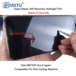 FONLYU Newest Repair In Seconds Scratch Proof Hydrogel Film For Film Cutting Machine Phone Repair Tools for poco x3 pro